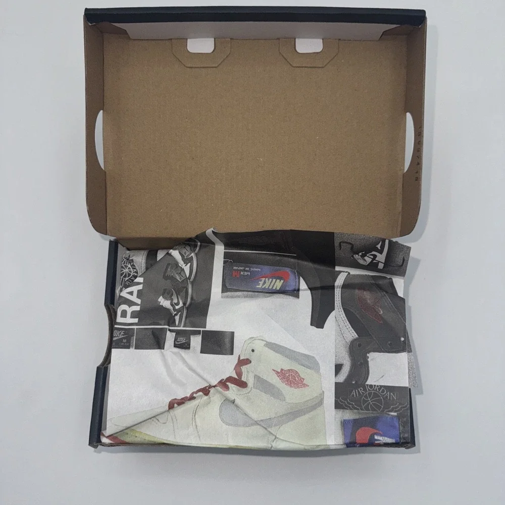 Jordan 1 Retro High OG Toddler Shoes Pale Ivory/Cinnabar New With Box Size 6c‎